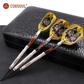 

CUESOUL 3PCS Tungsten Darts 18g Darts Professional Electronic Soft Tip Darts Nice Wolf Dardos Flights Indoor Dartboard Games