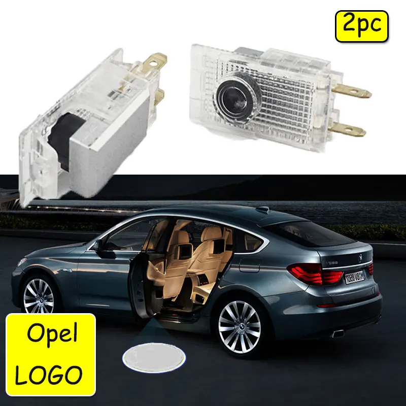 2шт двери автомобиля приветствующий проектор светодиодный свет для Opel Insignia логотип porjector лампа призрак