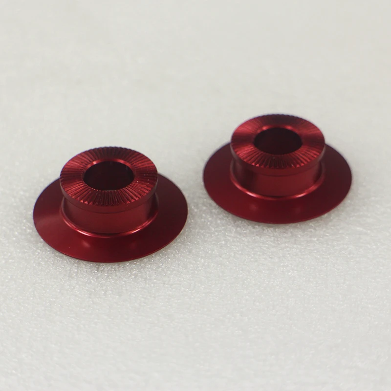 1 пара боковых крышек для Powerway R36 ПЕРЕДНЯЯ СТУПИЦА PHB-R36 алюминиевый сплав 7075 Чехлы анодированный черный и красный Сделано в Тайване дорожный велосипед