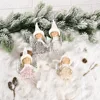 1PC New Year Christmas Plush Angel Dolls with Cute Hat Xmas Tree Ornament Christmas Home Decoration Doll Pendant Kid Gift 2022 ► Photo 3/6