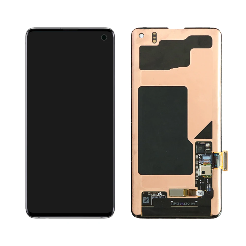 6," Для samsung Galaxy S10 ЖК сенсорный экран дигитайзер в сборе для samsung S10 дисплей с рамкой Замена SM-G973