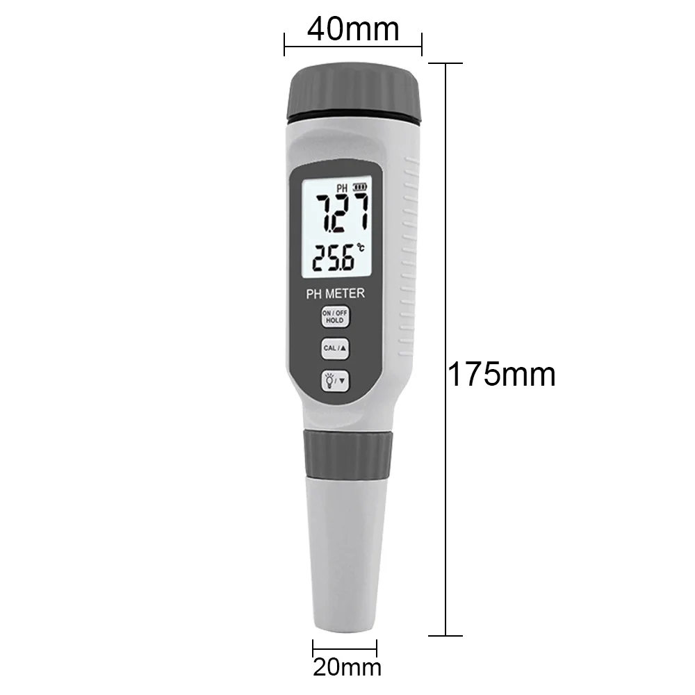 Профессиональный цифровой рН-метр, тип ручки, портативный тестер качества воды, кислотомер для аквариума, измеритель кислотности воды - Цвет: PH818