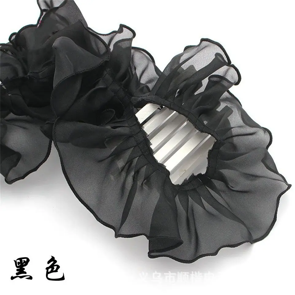 pleat organza turtoise black