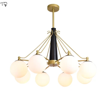 

Nordic Warm Individual Classic Magic Bean Molecular Chandelier Lighting Modern Simple Living Room Bedroom Dining Room Study Hall