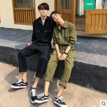 S-6XL! Комбинезоны для мужчин и женщин маленькие группы дизайн чувство Комбинезоны Мода Знаменитости супер огонь брюки