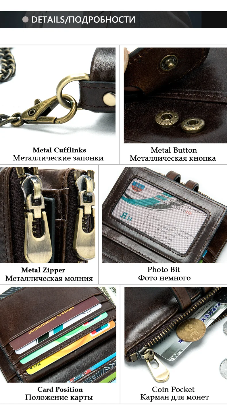 alta qualidade couro genuíno leahter masculino embreagem