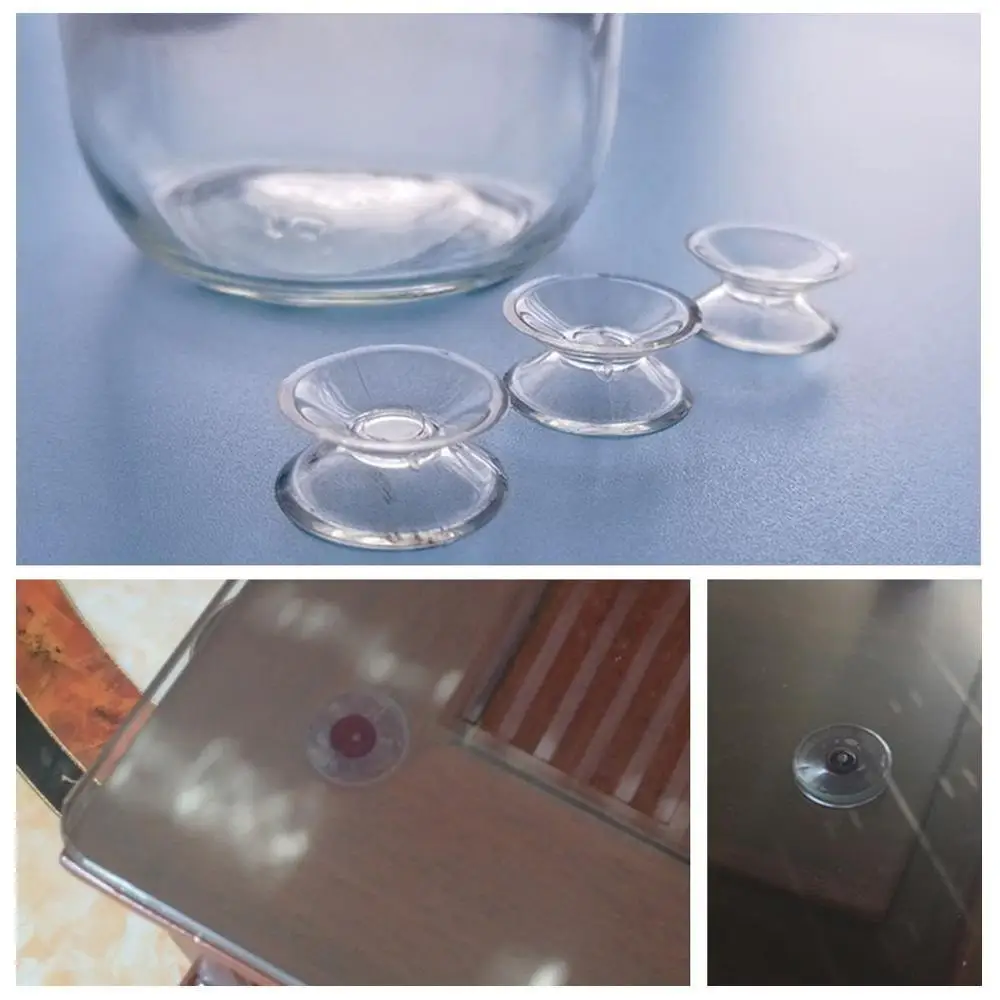5 10 pcs 20mm 30mm 35mm 50mm Width Double Sided Suction Cup Sucker Pads for Glass Plastic