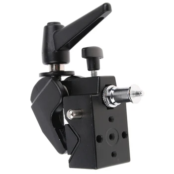 

Compact Super Clamp with Standard Stud & Ratchet Handle for Photo Photography Studio