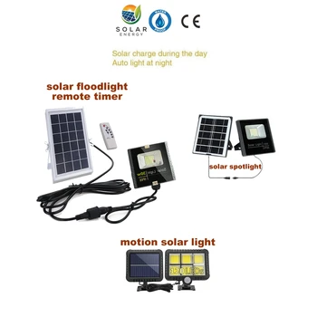 

Outdoor Solar Lights Motion Sensor Commercial120/100 LED Wall Light Lamp For Pathway Home Walk Way Garden Waterproof 54 LED spo