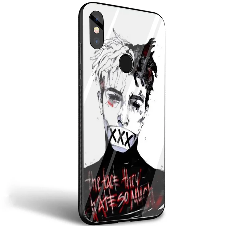 Xxxtentacion Стекло чехол для телефона для Xiaomi mi 8 Lite 9 A1 A2 Red mi Примечание 5 6 7 Pro 6A 4X Pocophone F1 крышка