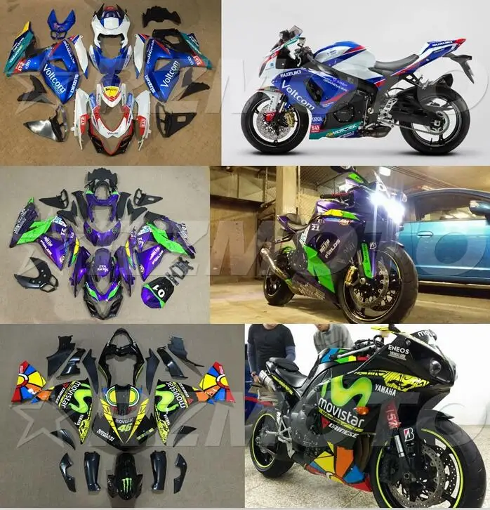 New ABS Motorcycle fairing kit For S1000RR- Bodywork Carbon fiber pattern Water transfer printing ACEKITS Store No.0120