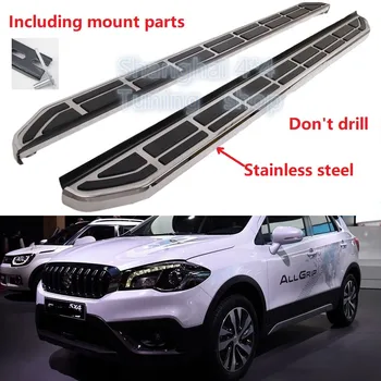 

New arrived good quality for SUZUKI SX4 S-CROSS 2014 2015 2016 2017 2018 running board side step Nerf bar pedal