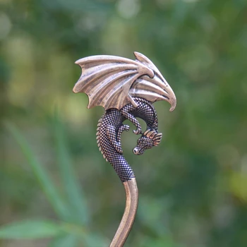 

Retro Victoria Dragon Hair Sticks Snake Hairpin Viking Jewelry Witch Accessories Amulet Gift