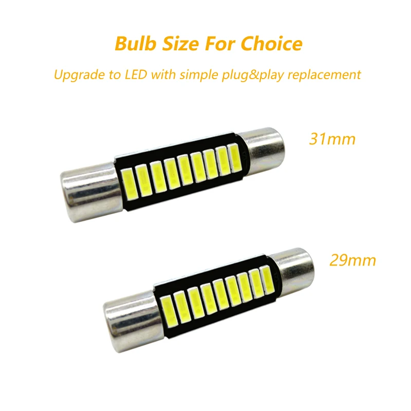4x31mm 28mm 29mm 4014 LED T6 C5W 佺   Led   ڵ ȭ ſ    ǻ Ʈ ȭƮ 12V