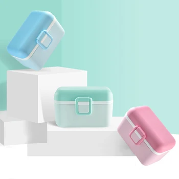 

Baby Food Milk Powder Storage Box Travel Portable Large-capacity Formula Dispenser Sealed Container for Kids Plastic Snack Tanks