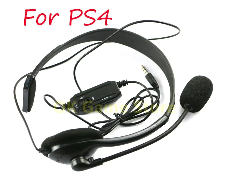 

10pcs For ps4 Wired Headset Headphone Earphone Microphone for Sony PlayStation 4 PS4 Game With MIC And ON/OFF Control