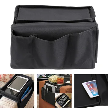 

Sofa Couch TV Remote Storage Holder Arm Rest Pouch Bag Pocket Home Organizer New