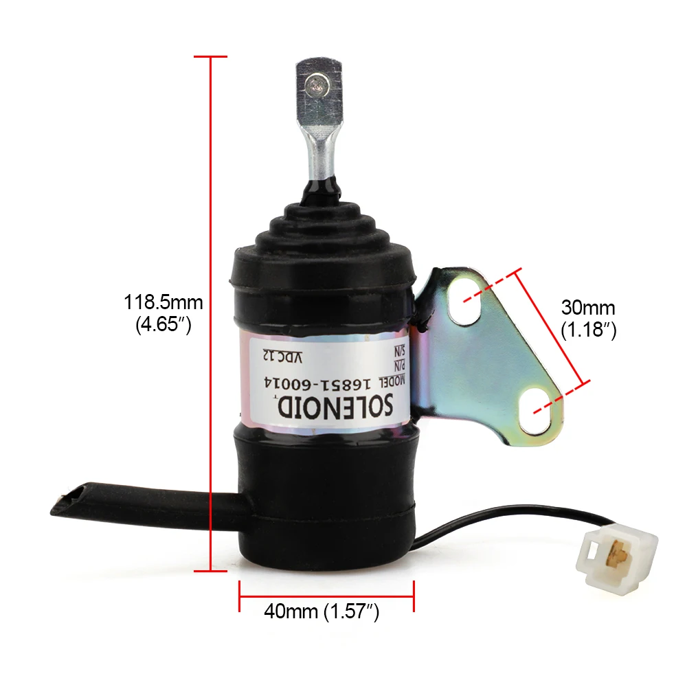 Industriële Magneetventielen - Brandstof Uitschakeling Solenoid 7185 900g 12v Vervanging Voor Perkins Motor