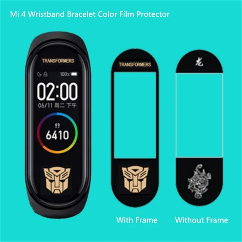 3 шт. Защитные пленки для экрана mi band 4 ультратонкая Защитная цветная пленка Xiaomi Band