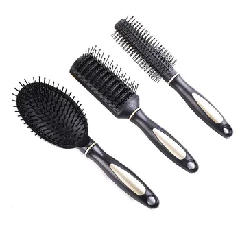 

1pcs Plastic Hair Brush Anti-static High Temperature Resistant Round Barrel Hair Comb Drying Curling Barber Accessories DIY Home