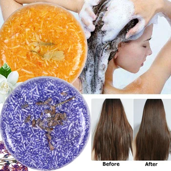 

Silicone-free shampoo soap hair softening black hair shampoo lavender Polygonum multiflorum essence hair nourishing clean