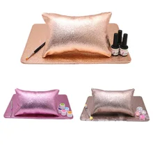 3 вида цветов, профессиональная Подушка для ногтей, держатель для подушки, красочный дизайн, мягкая подставка для рук из искусственной кожи, набор для маникюра