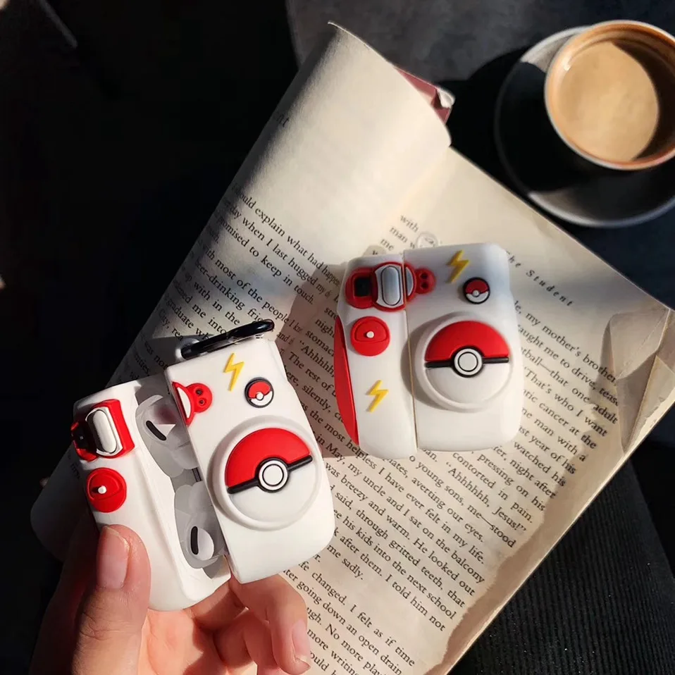 For Apple AirPods Pro Case Cartoon Cute Pattern box Shell Earphone Case For Air pods Pro 3 Cover soft Silicone Protective Fundas (24)