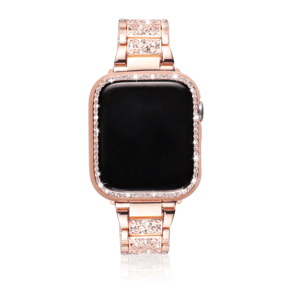 Чехол + ремешок для часов apple watch 38 мм 40 42 44 браслет из нержавеющей стали iwatch series 6 5 4 3 2|Ремешки часов| |