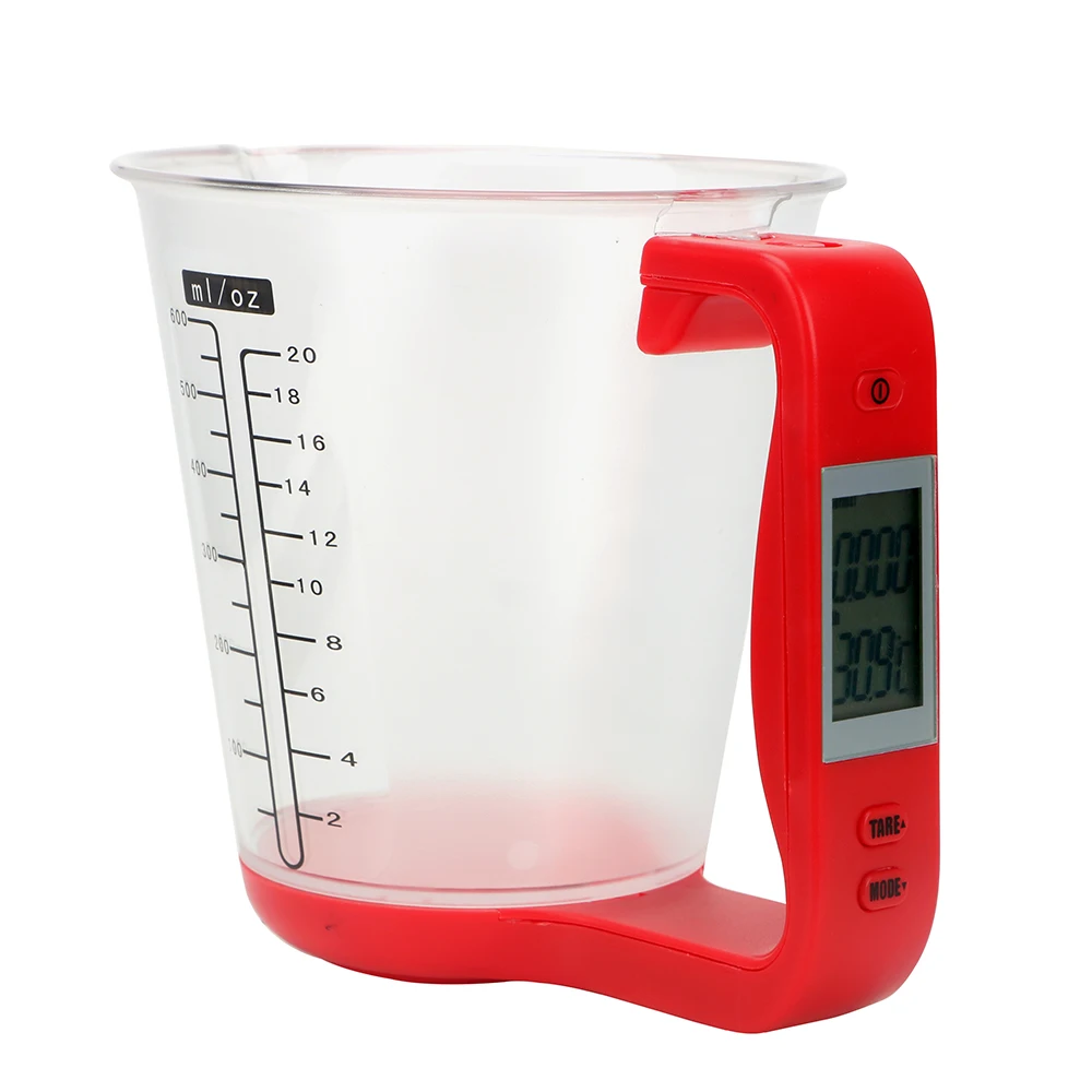 Home Kitchenware Plastic Water Oil Rice Measurement Cup 300ml 5