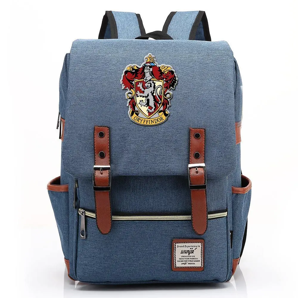Новинка для Vip Link Magic Hogwarts Ravenclaw Слизерин Гриффиндор для мальчиков и девочек портфели для подростков сумки рюкзаки для женщин и мужчин - Цвет: color card picture