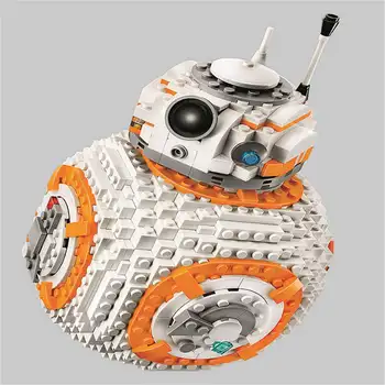 

NEW 1238Pcs BB8 Star Wars Robot Set Compatible With Lepining StarWars Series 75187 75179 75255 Set Building Blocks Bricks Toys