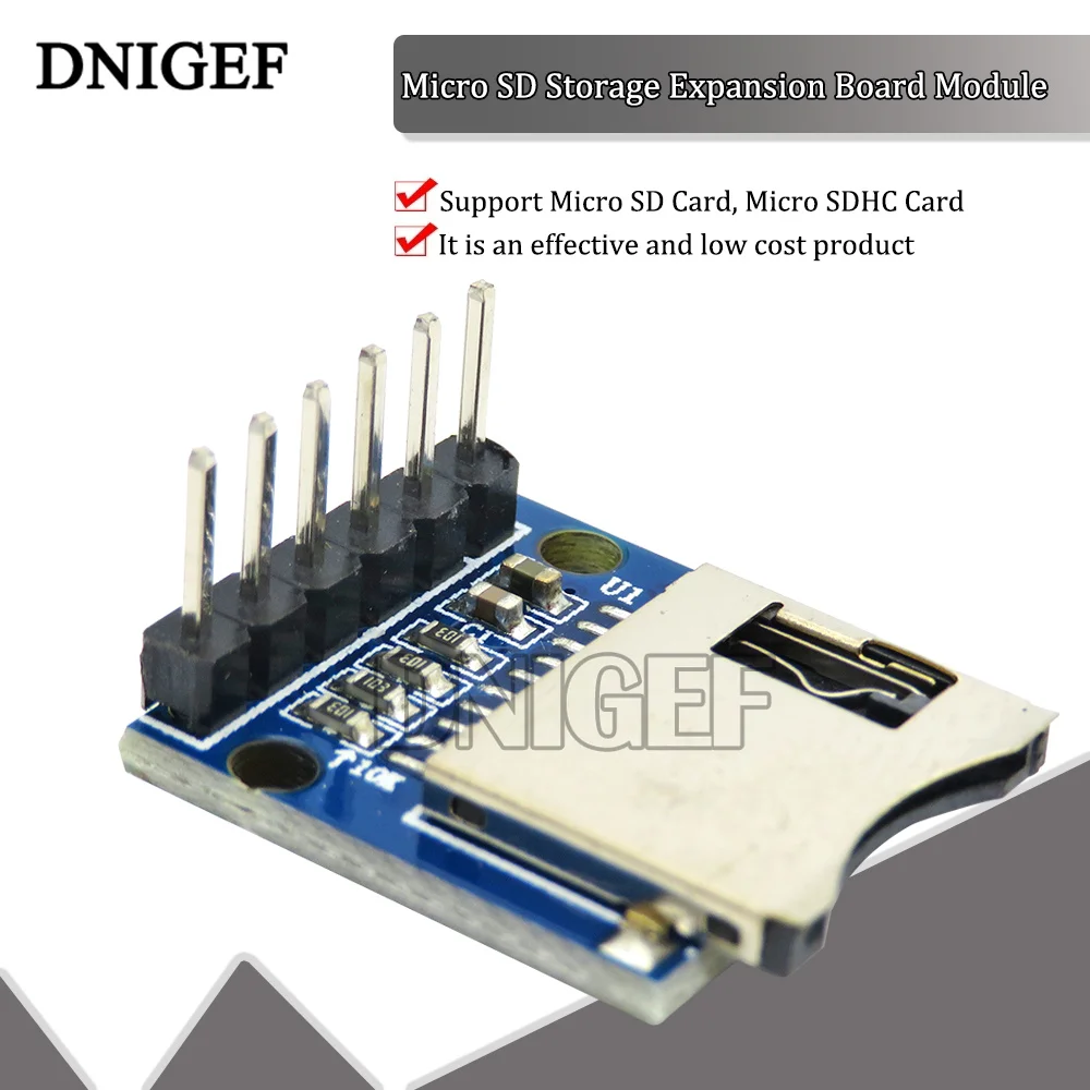 Плата расширения памяти Micro SD для Arduino | Электронные компоненты и принадлежности