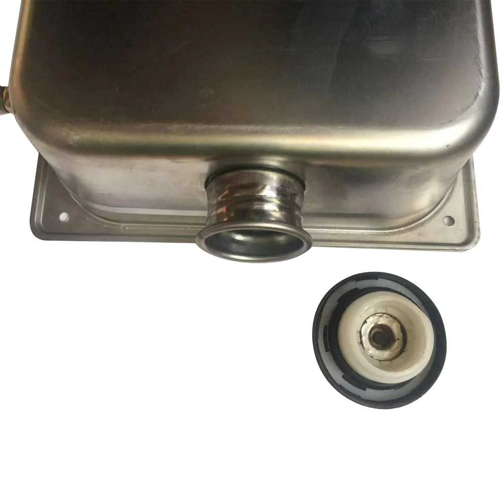 Color : Silver 7L Stainless Steel Petrol Fuel Tank Can Fit for Webasto Eberspacher Heater Universal 