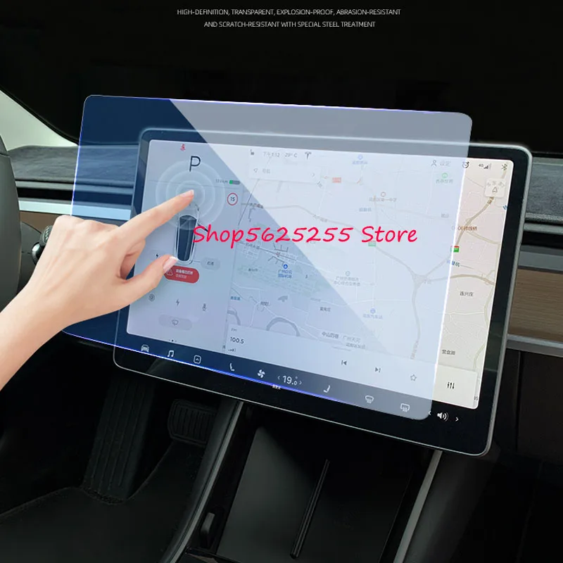 

For Tesla Model 3 Model X Model S Car Instrument Panel Protector Dashboard Membrane Film Control Touchscreen Car Decortion
