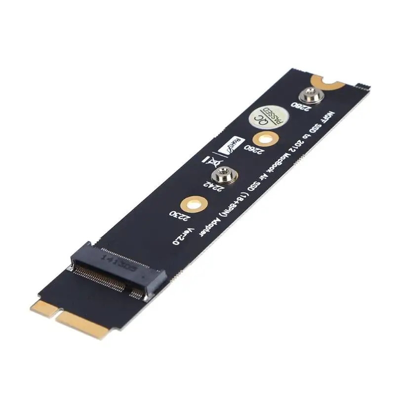 M.2 NGFF SSD до 18+ 8pin SSD адаптер карта для Apple MacBook Air 2012 версия для MacBook Air 2012 A1465 A1466