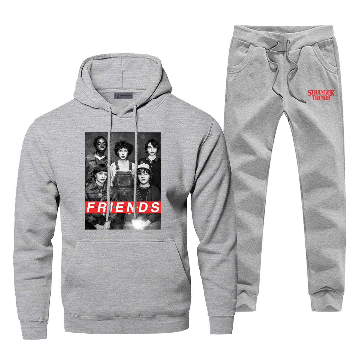 

Hoodie Pants Set Stranger Things Men Sweatshirt Male Hoodies Sweatshirts Mens Sets Two Piece Pant Pullover Hoody Friends Coat