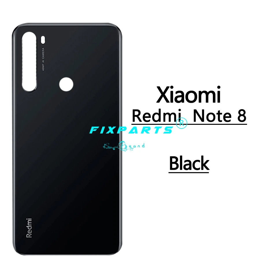 Xiaomi redmi note 8 pro Чехол для аккумулятора из настоящего стекла Сменный Чехол для redmi note 8 pro черный и белый чехол для телефона redmi note 8