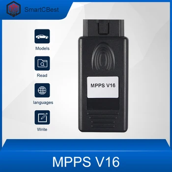

MPPS V16 ECU Chip Tuning for EDC15 EDC16 EDC17 Inkl CHECKSUM Read And Write Memory Auto detect ECU and processor type