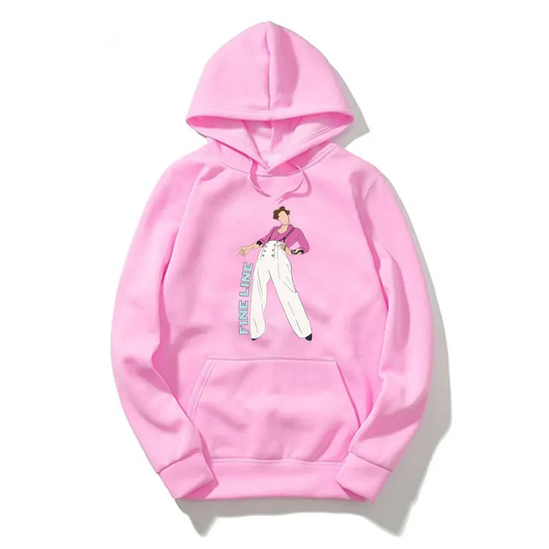  Streetwear Hoodies Sweatshirt Women Harry Styles FINE LINE Hoodie Pink Clothing Men Polerone Winter