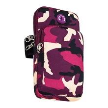 Беговая спортивная сумка для телефона, регулируемая износостойкая сумка для езды на велосипеде, многослойная противоскользящая сумка для хранения рук, фитнес-эластичная