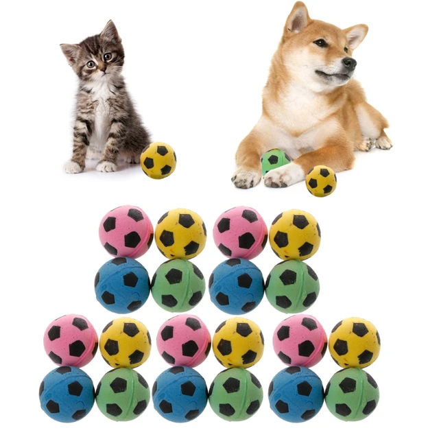balle pour chien de jeu en mousse douce EVA, 20 pièces, pour chat, jouet à gratter, sans bruit, 95AA – Image 3