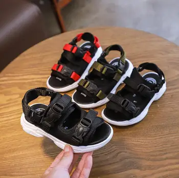 

Kids Shoes Summer Boys Sandal Male Student Non-slip Rubber Korean Brand Slide Children's Shoes Sneaker Sandalia Infantil Fashion