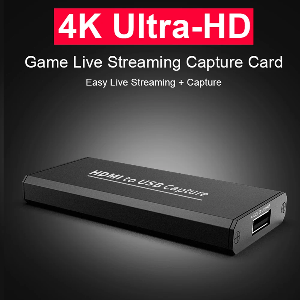 Карта для захвата видео USB 2 0 HDMI 4K 1080P | Компьютеры и офис