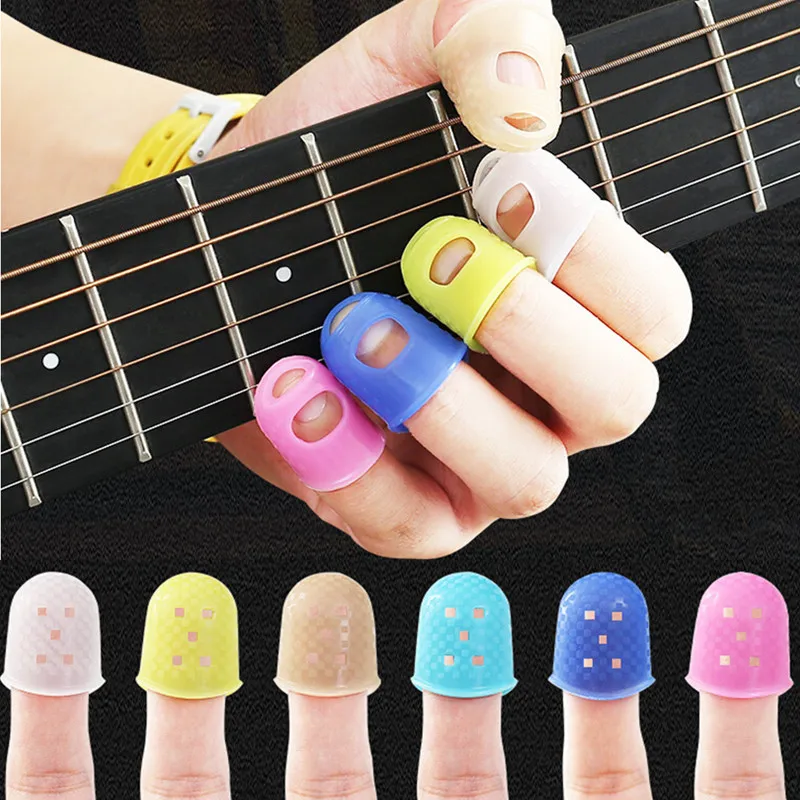 Pack De 20 Agarres De Silicona Antideslizantes Para Púas De Guitarra – Pegatinas Autoadhesivas, Flexibles Y Duraderas, Evitan Que Las Púas Se Caigan, Accesorio Práctico Para Guitarristas