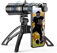 

APEXEL HD 20-40X Zoom Telescope Lens Telephoto Monocular Mobile Phone Lens With Tripods Remote For iPhone Huawei P40 Samsung