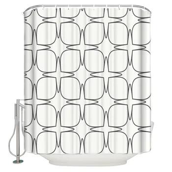 

Artistic Islam Geometry Star Flower Bathroom Shower Curtain Home Decoration Bathroom Accessories Shower Curtain
