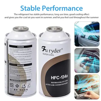 

HFC-134A Coolants Stable Refrigerant Car Aotu Air Conditioner Fast Cooling Refrigerant Agent Air Conditioning System Accessories