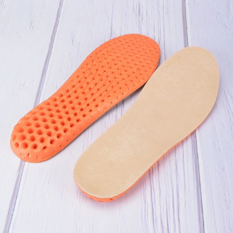 EXPfoott Pigskin Leather Height Increase Elevator Shoes Insoles