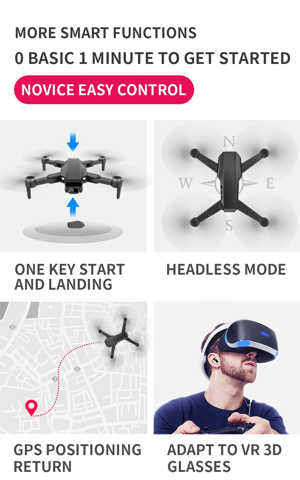 selfie drone L900 PRO SE Drone 4K Profesional GPS FPV Dual HD Camera Drones With Brushless Motor 5G WiFi RC Quadcopter VS SG108 Pro KF102 selfie drone