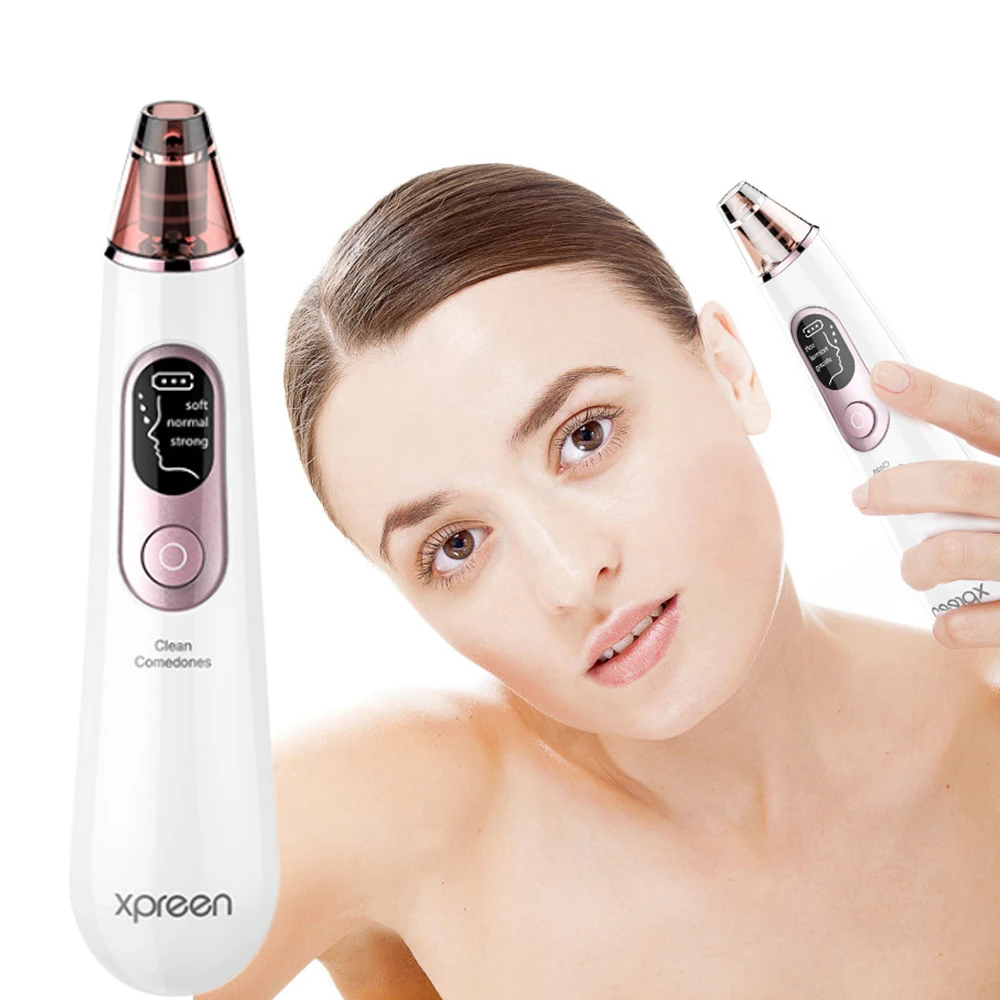 

Blackhead Remover Pore Vacuum Acne Pimple Removal Vacuum Suction Tool Facial Diamond Dermabrasion Machine Face Clean Skin Care